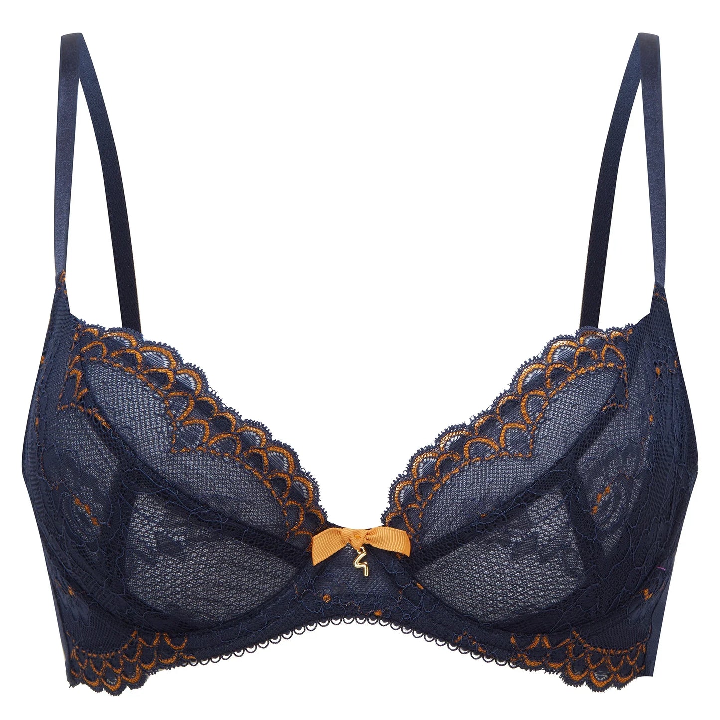 Gossard Superboost Lace Midnight Blue Plunge Bra