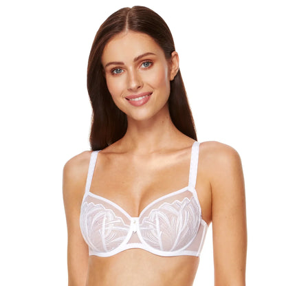 Gorteks Angel Sheer Mesh Balconette Bra