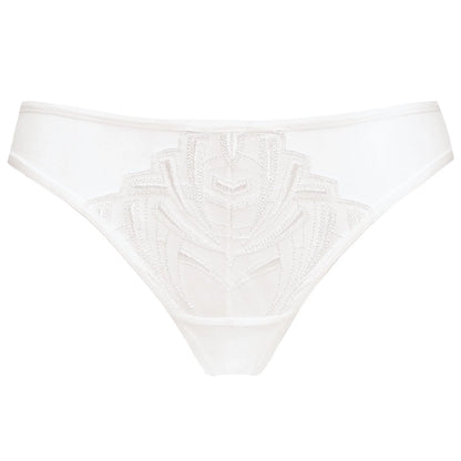 Gorteks Angel Sheer Mesh Embroidery Thong Panty