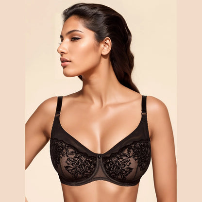 Sheer Mesh Full Coverage Bra Ajour Adagio by Ajour Lingerie