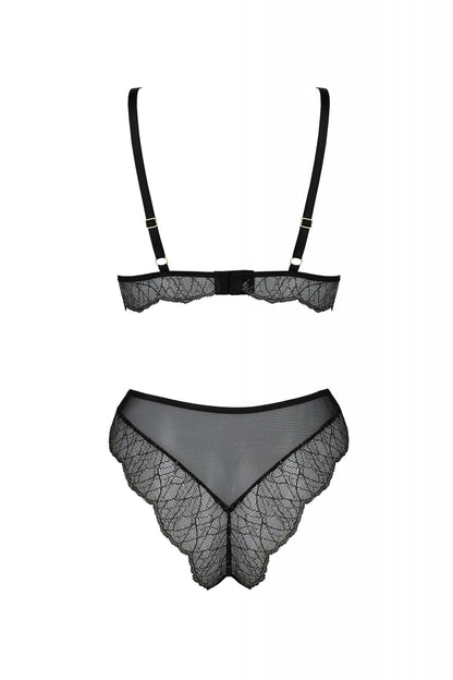 Soft Sheer Lace Top & Bikini Set Passion Amberly-3
