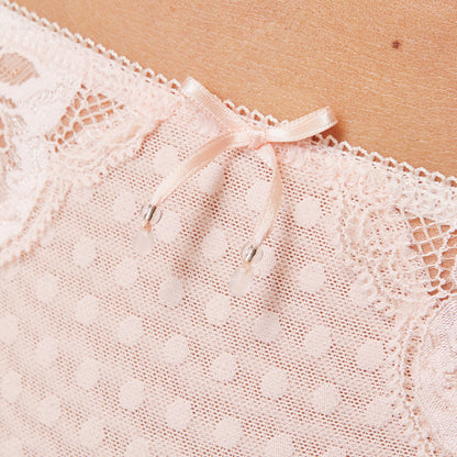 Gorteks Bari Semi-Sheer Lace Bikini Panty