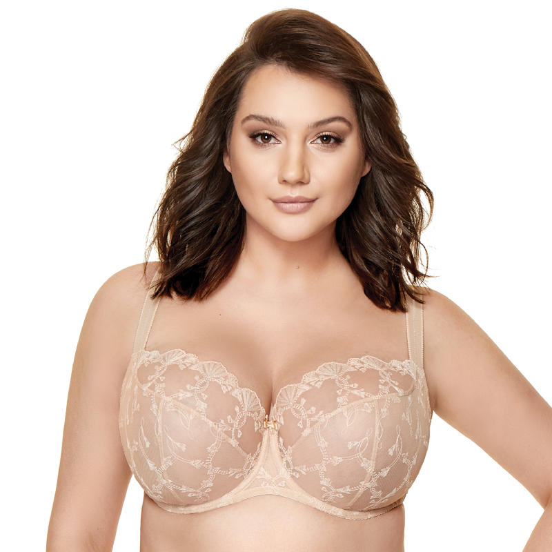 Gorteks Bianca Embroidered Full Figure Bra