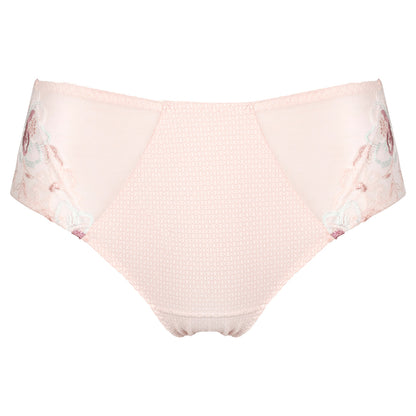 Semi Sheer Lace Maxi Brief Panty Bisquit