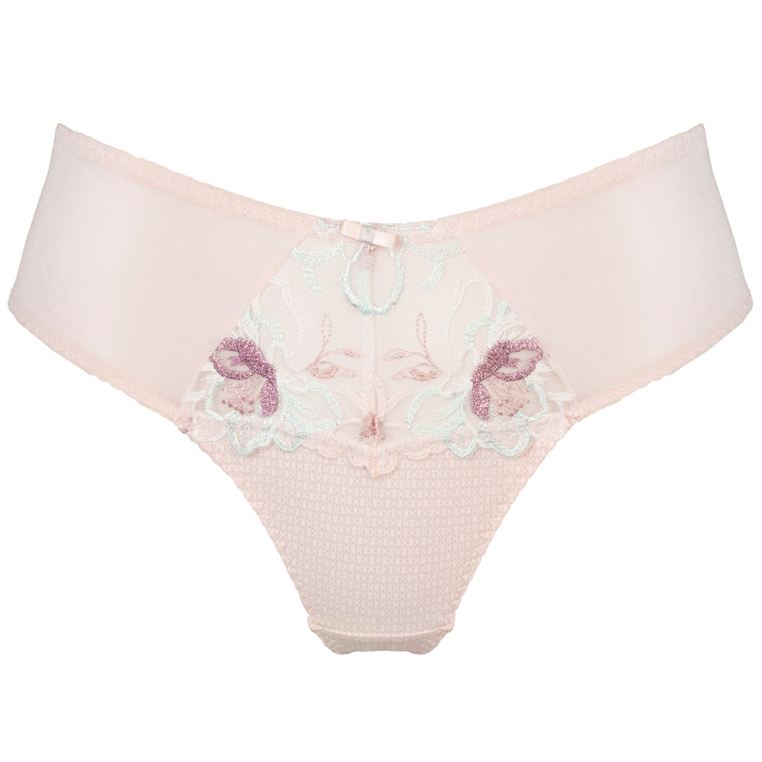 Soft Mesh Thong Panty Bisquit