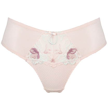 Soft Mesh Thong Panty Bisquit