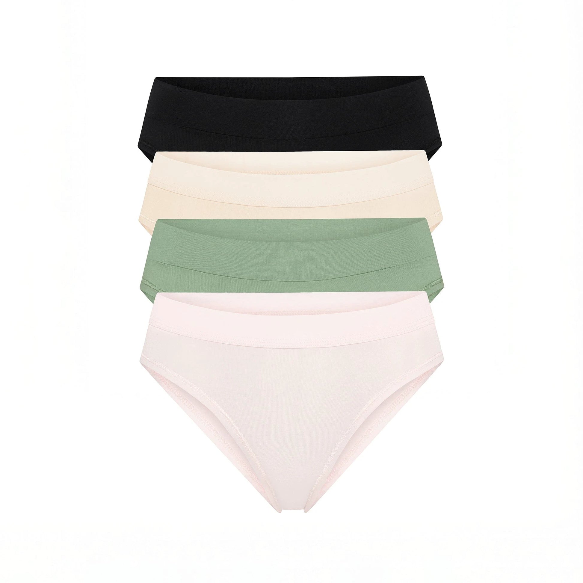 Cheeky Brief 4-Pack - GOTS-Certified Organic Egyptian Cotton Underwear For Sensitive Skin And All-Day Comfort by Net Positive