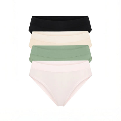 Cheeky Brief 4-Pack - GOTS-Certified Organic Egyptian Cotton Underwear For Sensitive Skin And All-Day Comfort by Net Positive