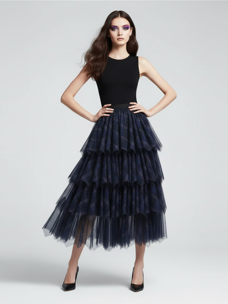 CARNEGIE HILL Women's Skirt VOGUE Collection BYMANYC ® New York-1