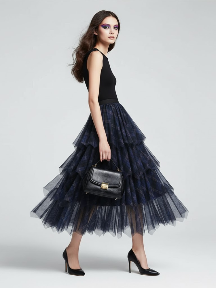 CARNEGIE HILL Women's Skirt VOGUE Collection BYMANYC ® New York-0