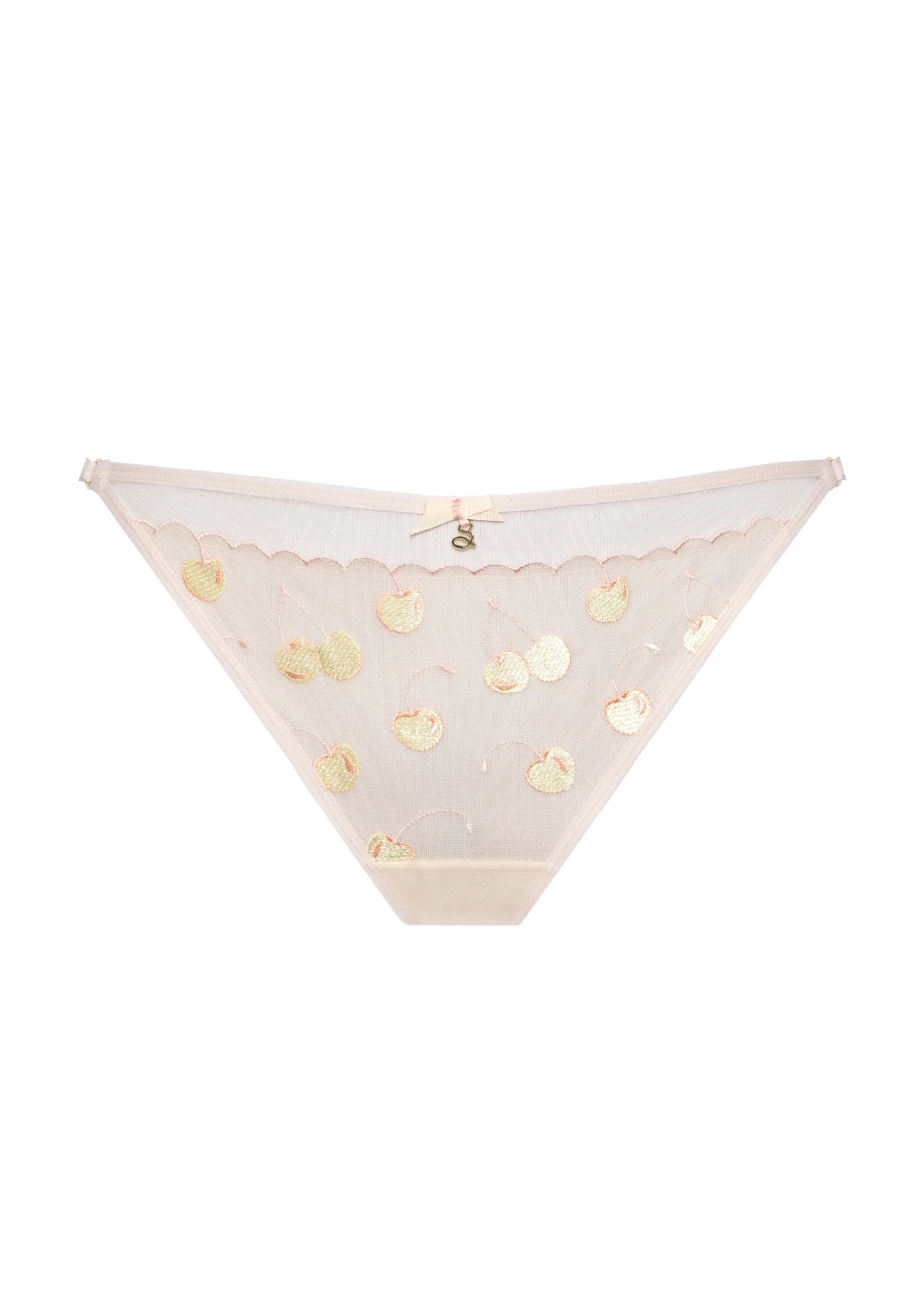 Samanta Cherie Pastel Sheer String Thong Panty