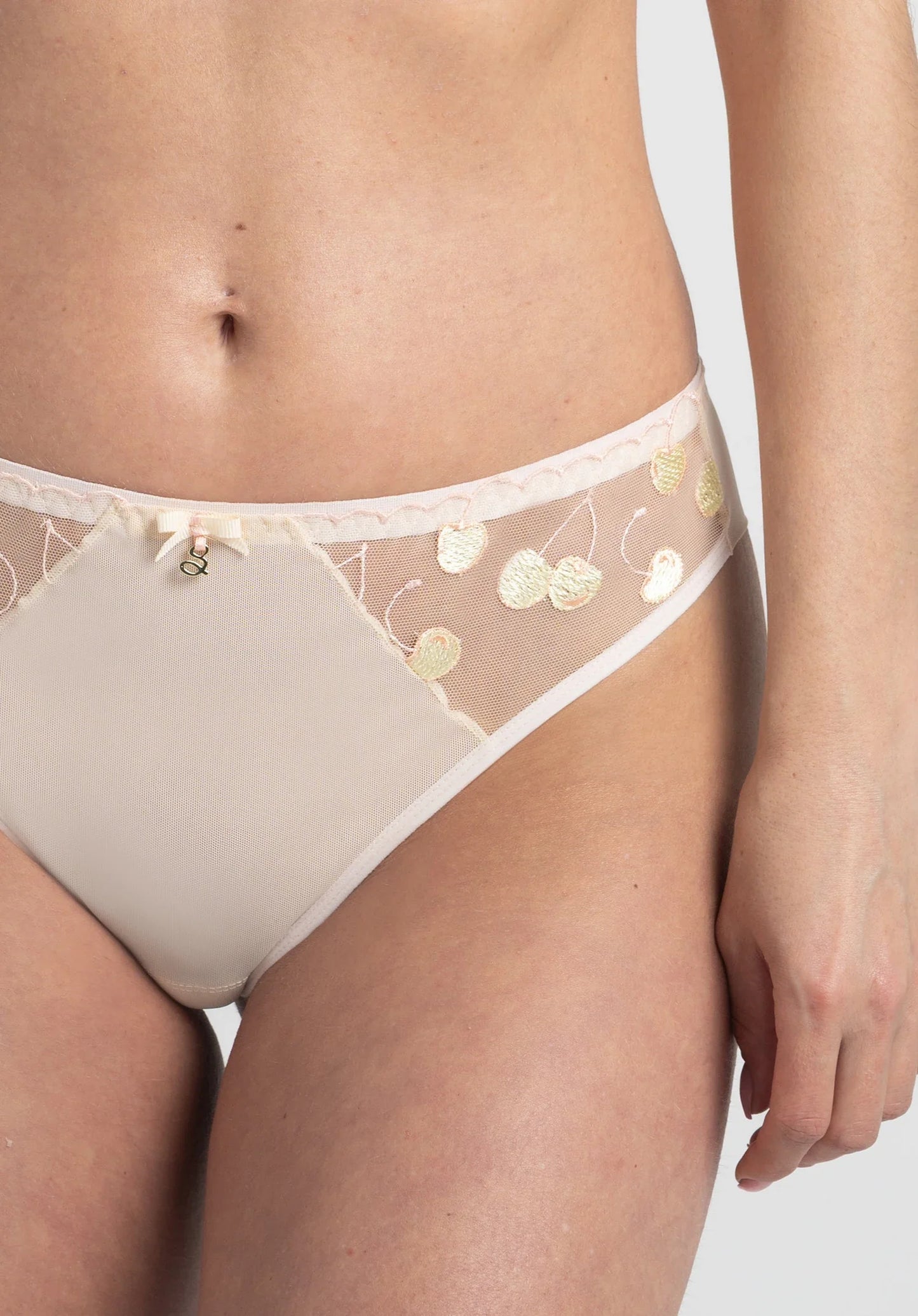 Samanta Cherie Pastel Sheer Brazilian Panty