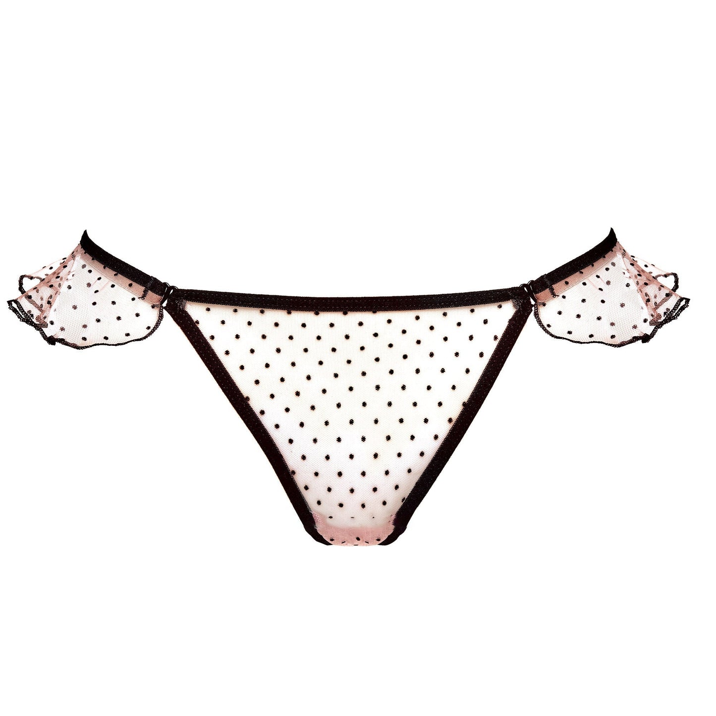 Gorteks Clio Sheer Ruffle Thong Panties