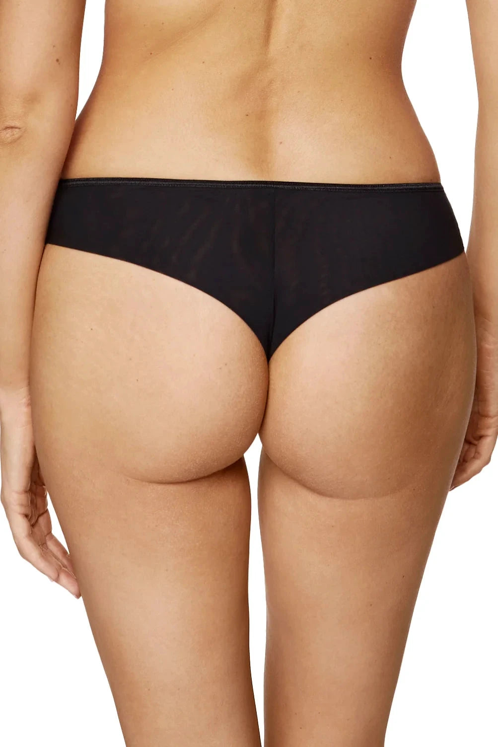 Sheer Mesh Thong Panty Gorteks Coco Black by Gorteks Lingerie