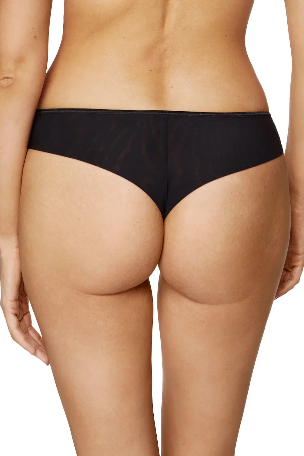 Gorteks Coco Black Sheer Mesh Thong Panty-1