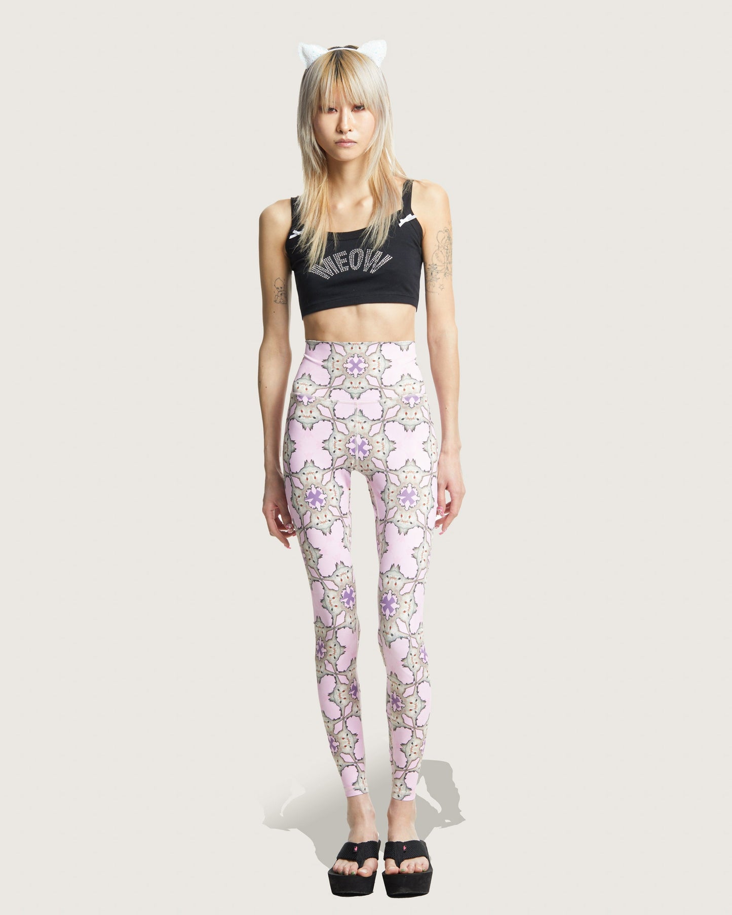Pink Purrfection Sculpt Leggings