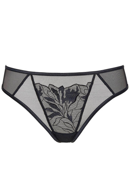 Sheer Mesh Thong Panty Gorteks Coco Black by Gorteks Lingerie