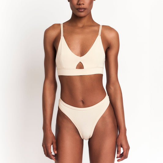 EcoWear Organic Egyptian Cotton Thong - Soft, Breathable and Moisture-Wicking for Sensitive Skin