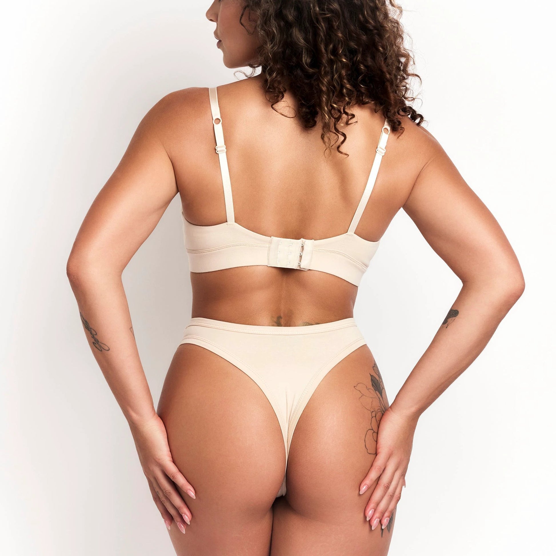 Indulge Organic Egyptian Cotton Triangle Bralette - GOTS-Certified Ultra-Soft and Breathable for Sensitive Skin by Net Positive