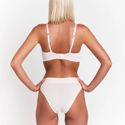 Indulge Organic Egyptian Cotton Triangle Bralette - Hypoallergenic Ultra-Soft Breathable Design For Sensitive Skin by Net Positive