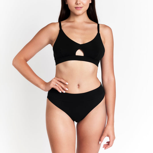 Cheeky Tanga - Soft, Breathable GOTS-Certified Organic Egyptian Cotton Underwear for All-Day Comfort by Net Positive