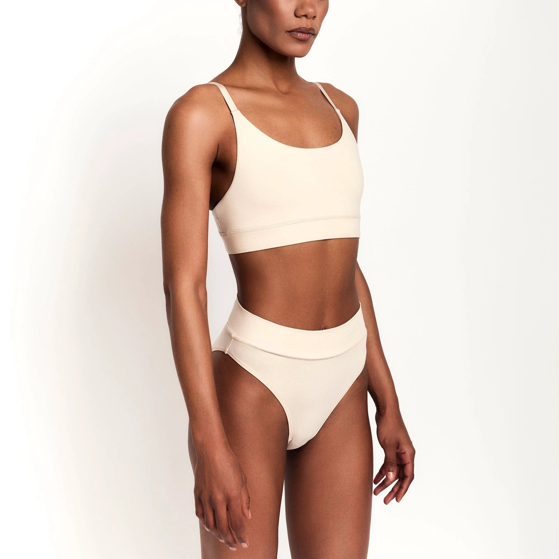 Organic Egyptian Cotton Cheeky Tanga - GOTS-Certified Breathable Underwear for Sensitive Skin Comfort by Net Positive