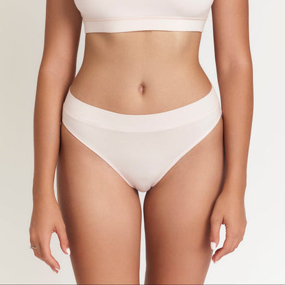 Organic Egyptian Cotton Cheeky Tanga Underwear - GOTS-Certified for Soft, Breathable Comfort