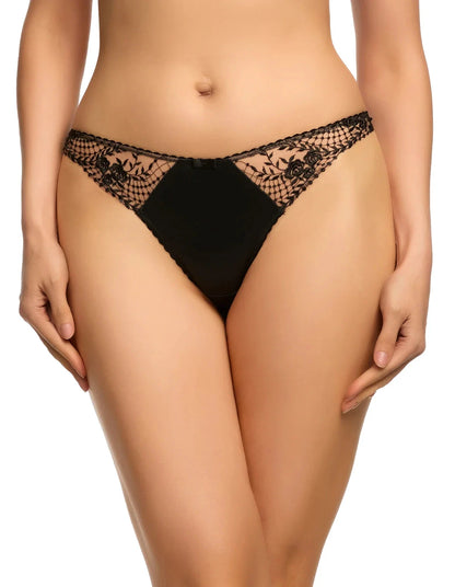 Dita Von Teese Julie's Roses Thong Panty by Dita Von Teese