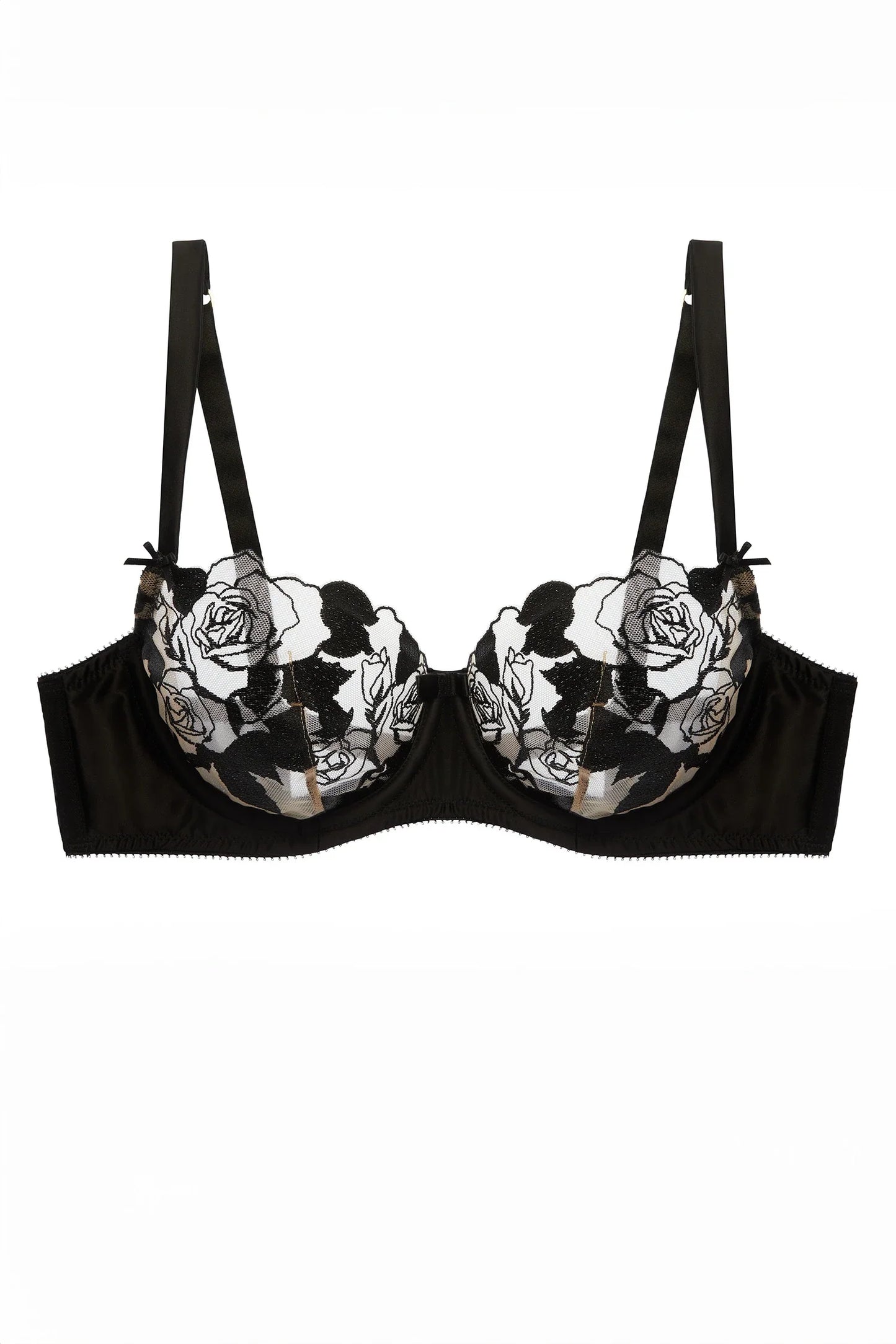 Dita Von Teese Rosabelle Underwire Balconette Bra Black