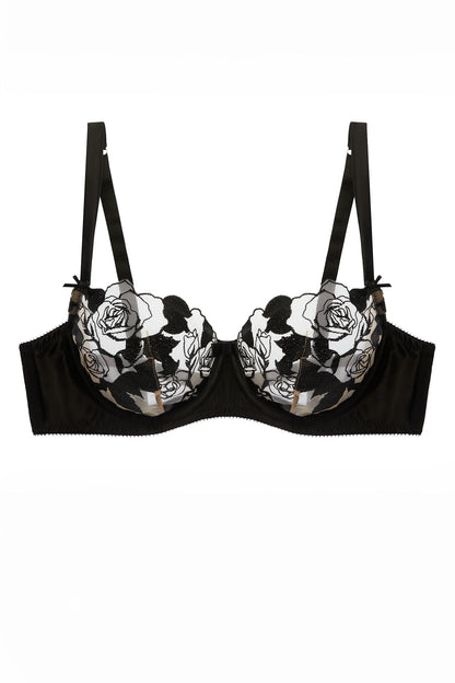 Dita Von Teese Rosabelle Underwire Balconette Bra Black