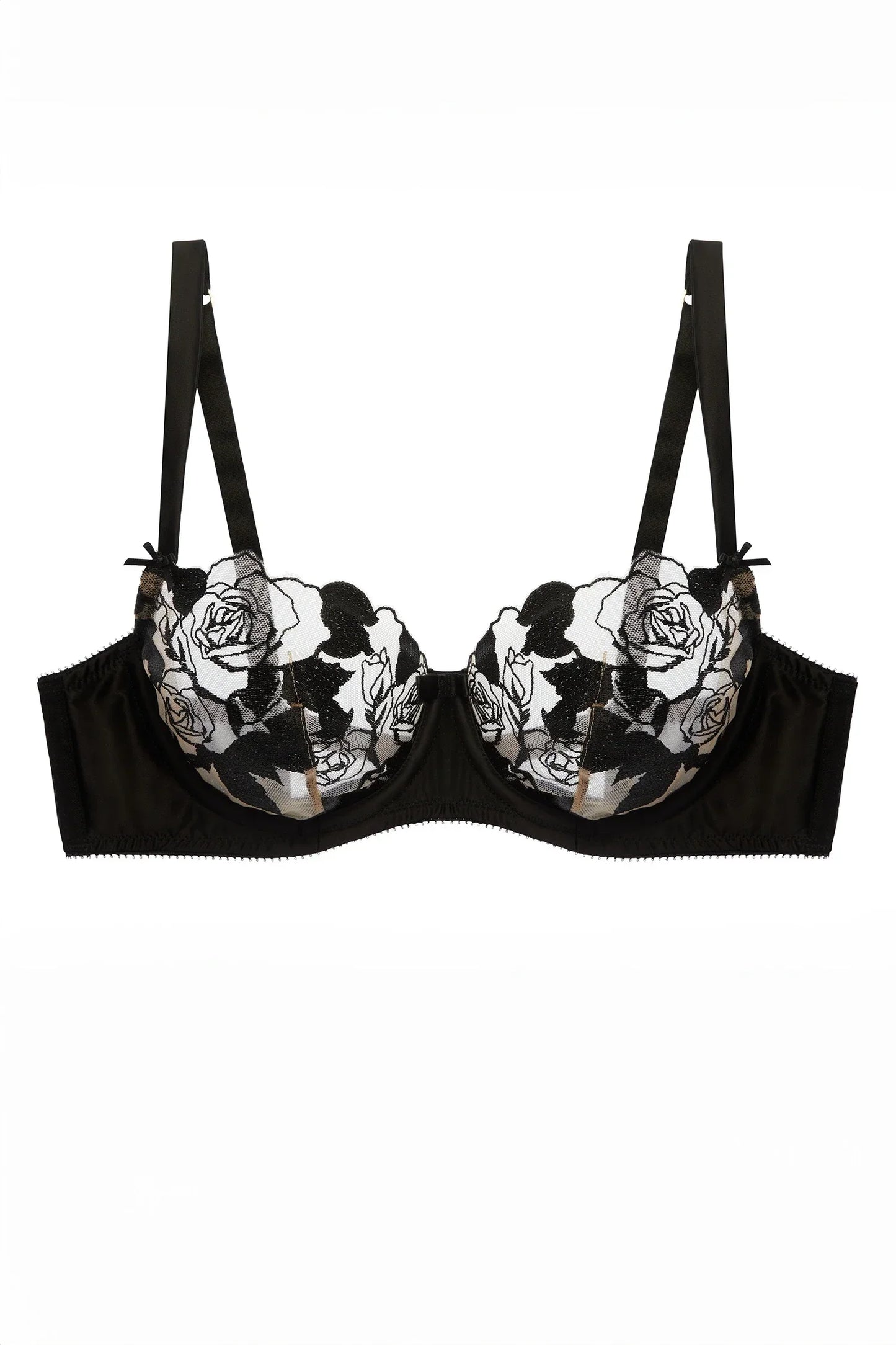 Dita Von Teese Rosabelle Underwire Balconette Bra Black