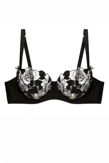 Dita Von Teese Rosabelle Underwire Balconette Bra Black