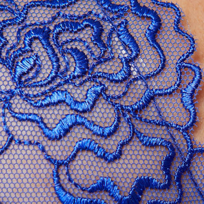 Sheer Mesh Balconette Bra Gorteks Pamela Sapphire by Gorteks Lingerie