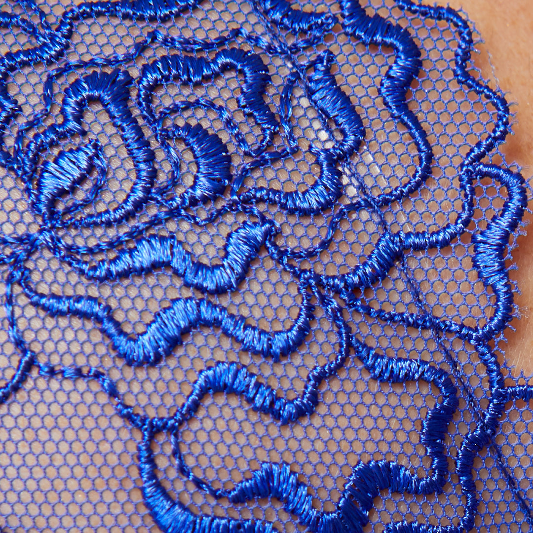Gorteks Pamela Sapphire Sheer Mesh Balconette Bra