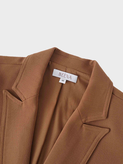 Classic Blazer-Camel by MEENA