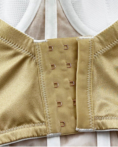 Deep Plunge Lace Bustier Dominique Estrada Gold-3