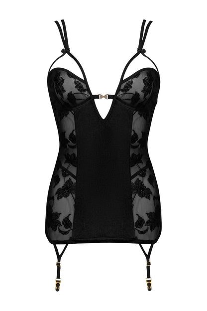 Delicate Lace & Velvet Chemise Beauty Night Xiomara - Ansley Effect