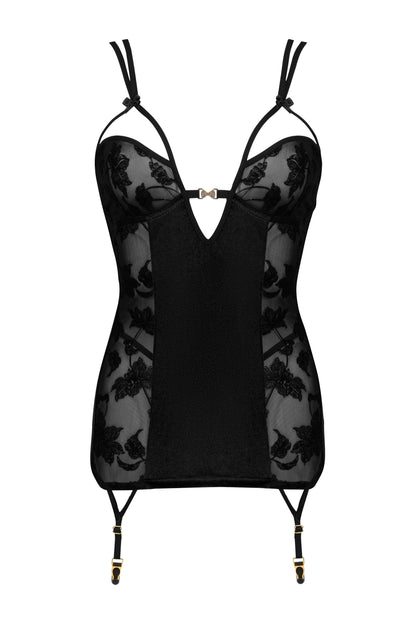 Beauty Night Xiomara Delicate Lace & Velvet Chemise