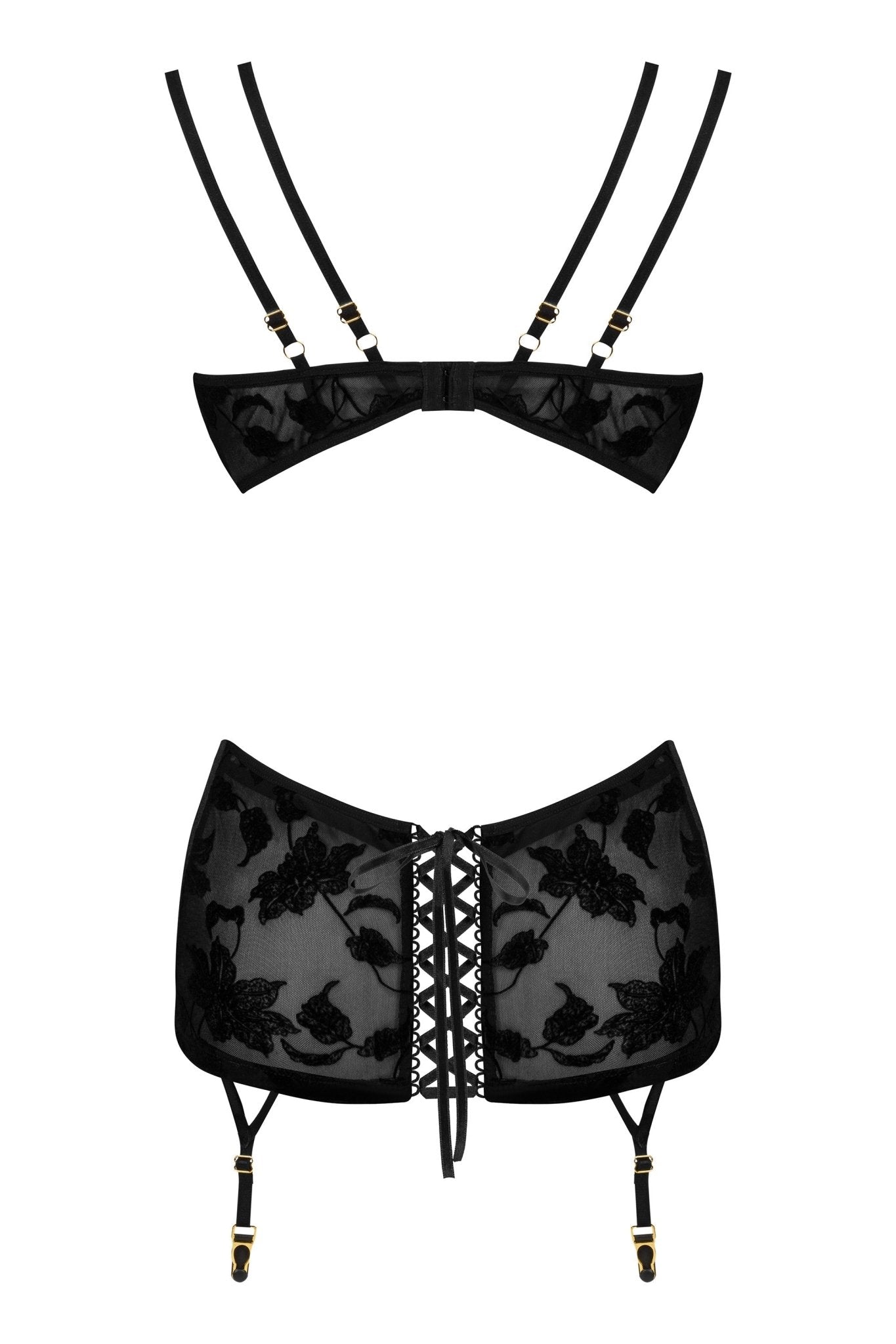 Delicate Lace & Velvet Chemise Beauty Night Xiomara - Ansley Effect