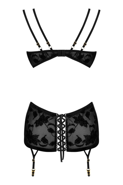 Delicate Lace & Velvet Chemise Beauty Night Xiomara - Ansley Effect