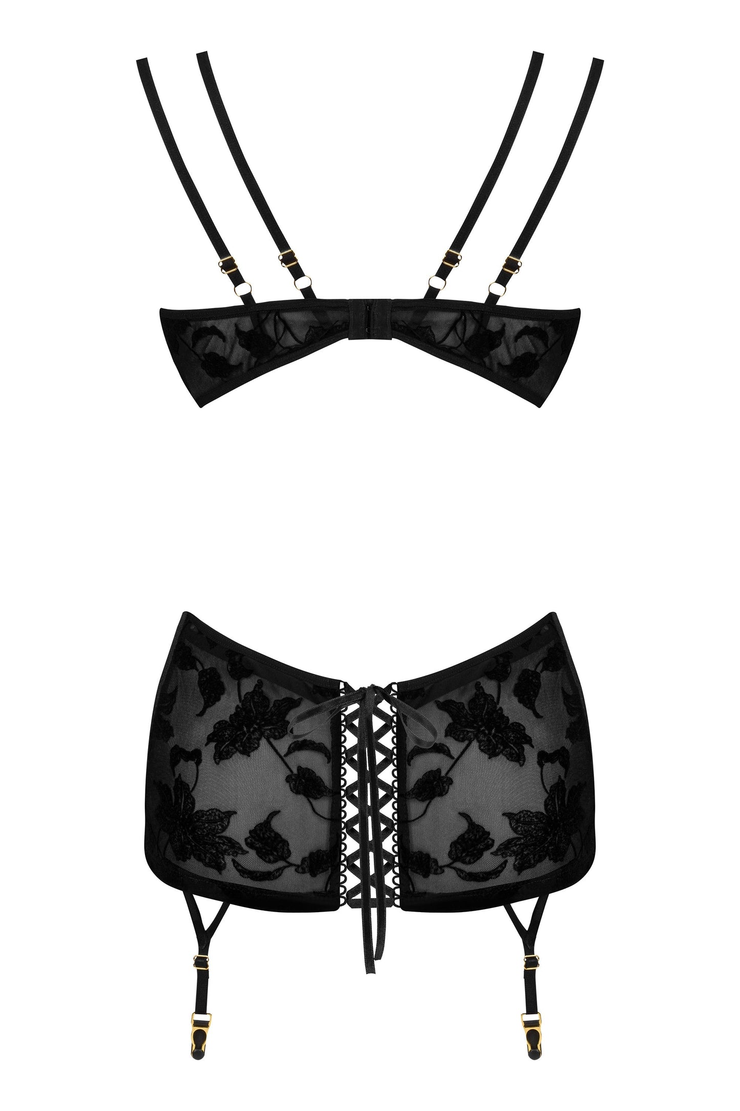 Beauty Night Xiomara Delicate Lace & Velvet Chemise
