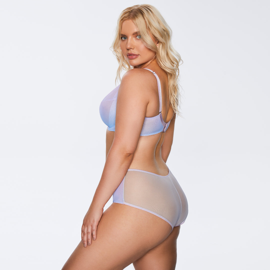 Kinga Digital Sheer Mesh Full Busted Bra