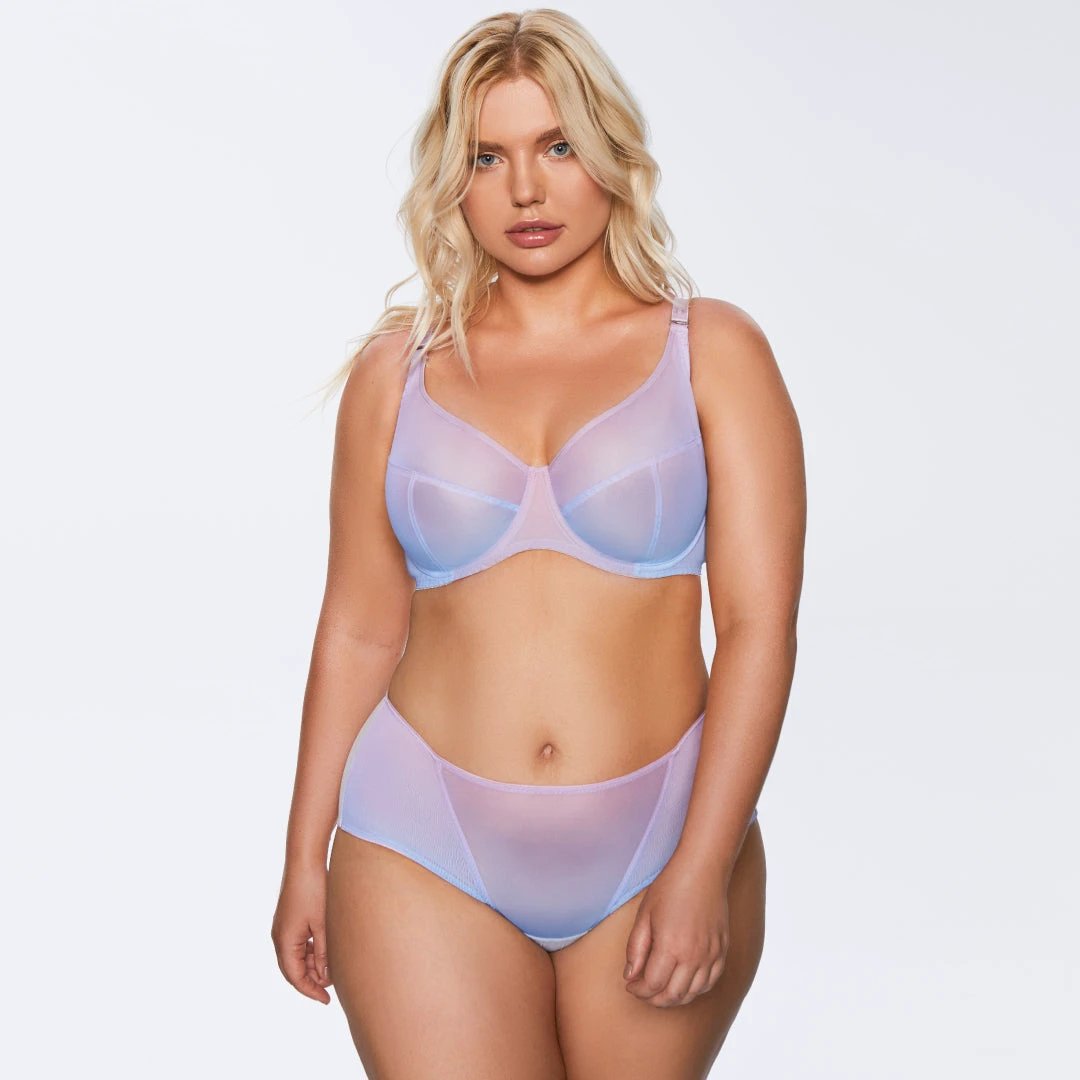 Sheer Mesh Full Busted Bra Kinga Digital by Kinga Lingerie