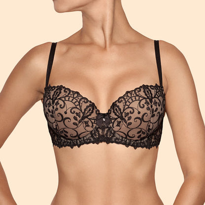 Ajour Dolce Sexy Lace Padded Push Up Bra