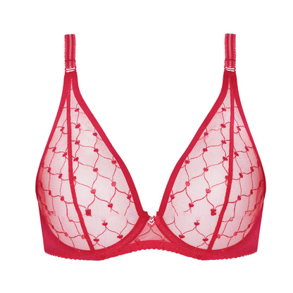 Gorteks Euphoria Soft Sheer Mesh Plunge Bra