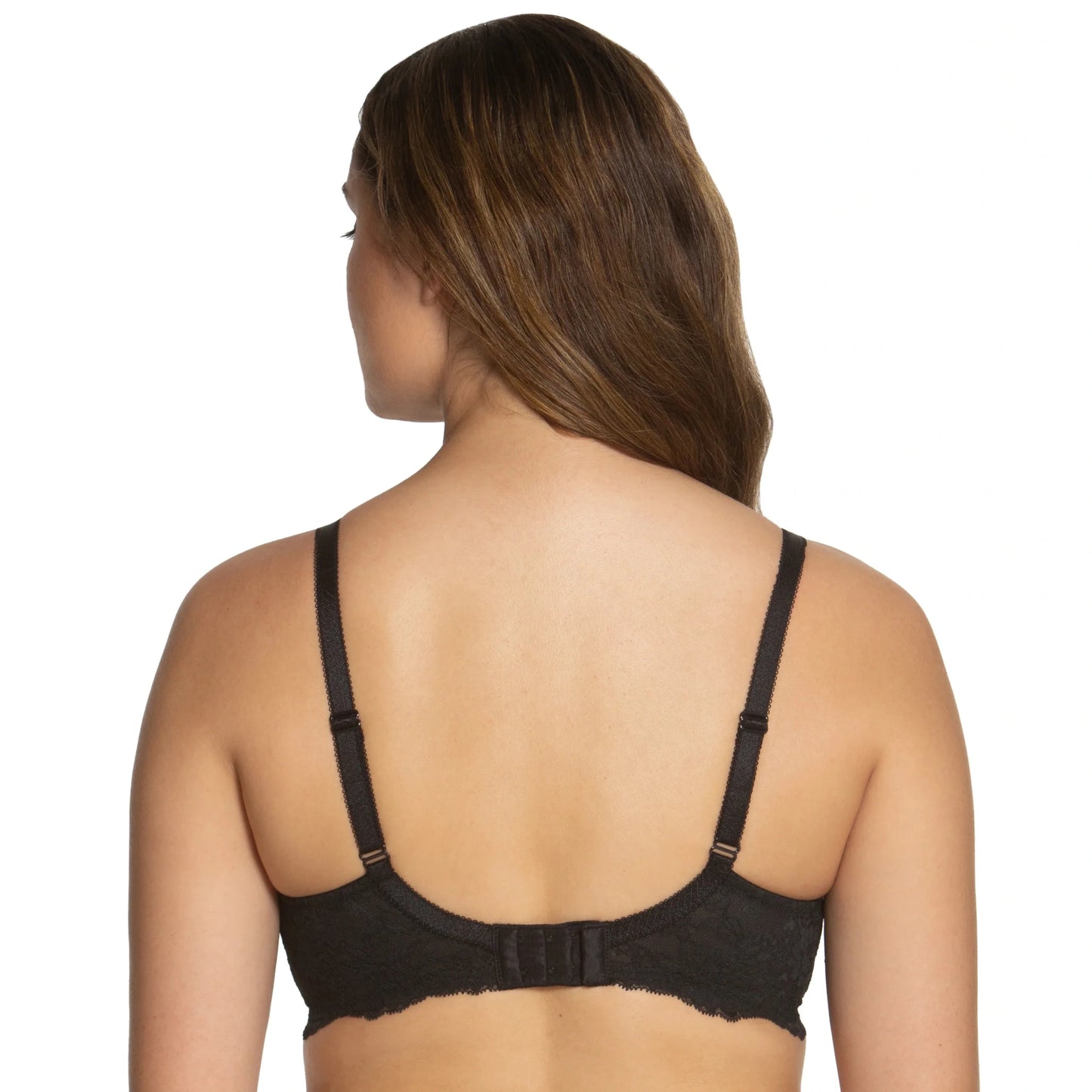Everyday Hidden Underwire Seamless Lace Minimizer Lena Black - Ansley Effect
