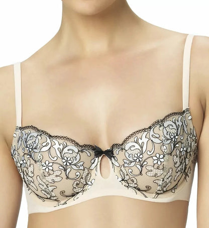 Sheer Embroidered Demi Bra Felina Priscilla by Felina Lingerie