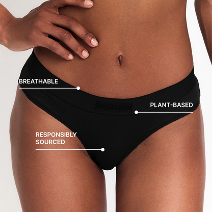 Hemp Mid-Rise Brief - Naturally Breathable, Antimicrobial Organic Hemp and Cotton Underwear for Everyday Comfort by Net Positive