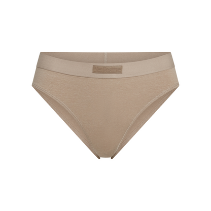 Hemp Mid-Rise Brief - Naturally Breathable, Antimicrobial Hemp and Organic Cotton for Everyday Comfort in Mocha