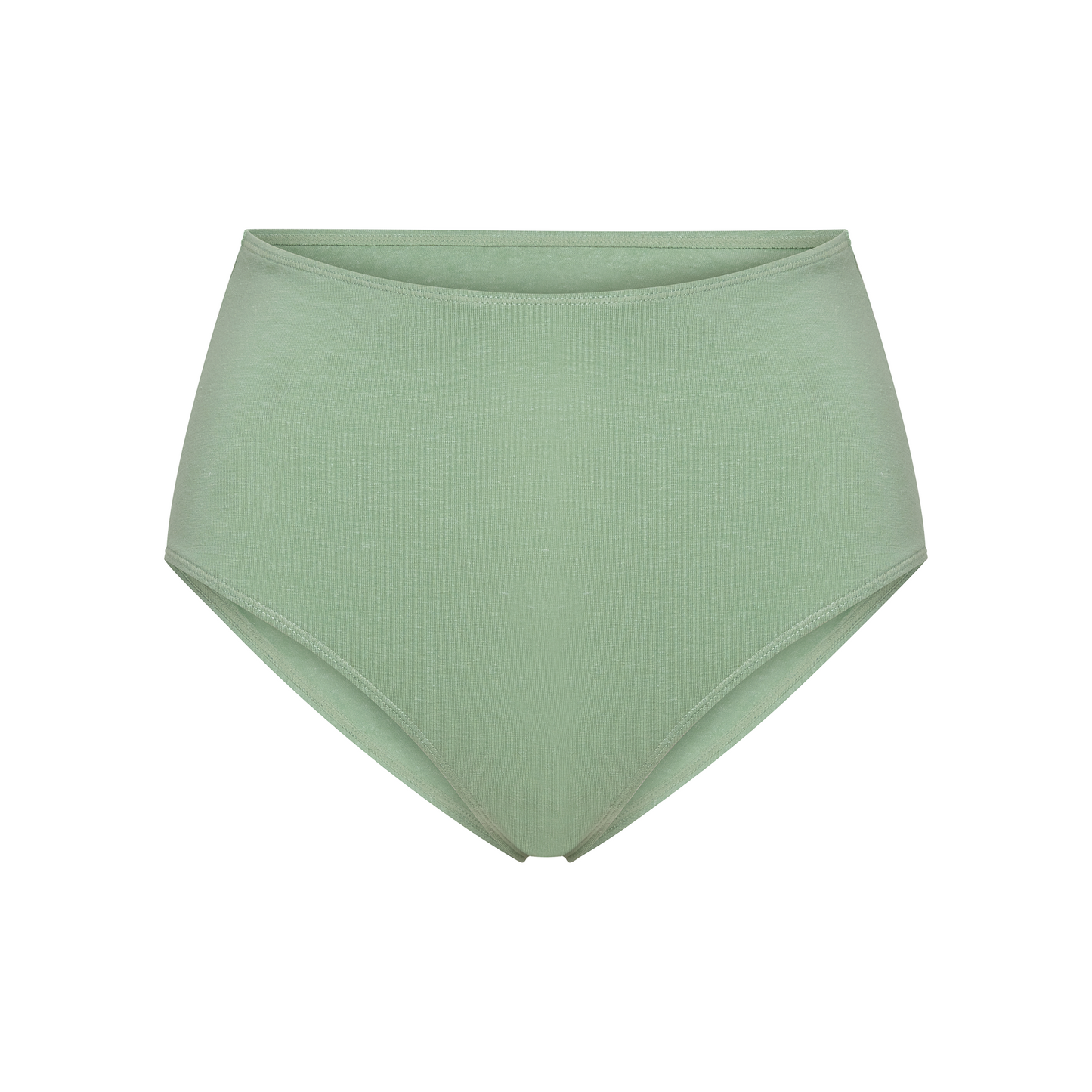 Miracle Hemp High-Rise Brief for Women - Breathable, Odor-Resistant Organic Cotton Underwear in Matcha Green